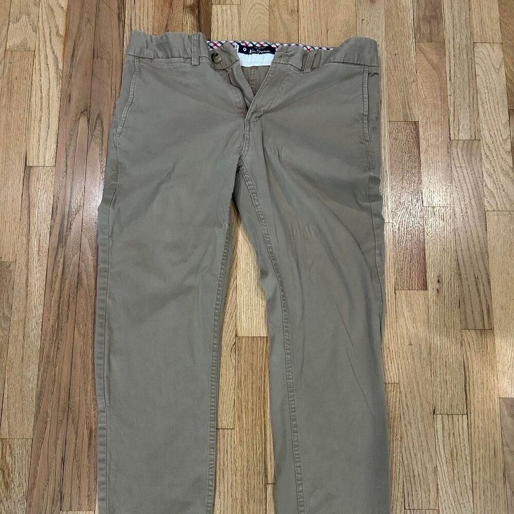 Ben Sherman Men's Tan and Khaki Trousers